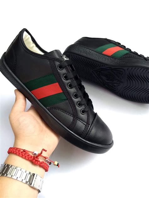 tenis gucci negros hombre